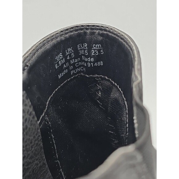 Fergalicious by Fergie Womens 6.5 M Black Zip Up Ankle Booties - Picture 5 of 10